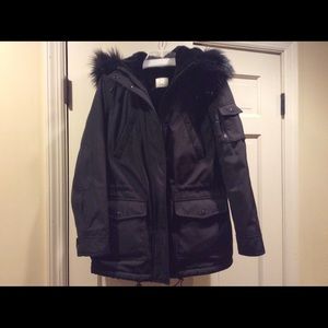 13/NYC faux fur lined Parka size Small